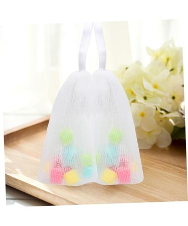 FRCOLOR 10 Pcs Exfoliating Pouch Bags - Red Rose Drawstring Bags for Women - Ideal for Showers & Cleansing | 8x24cm - Buy Online on GoSupps.com