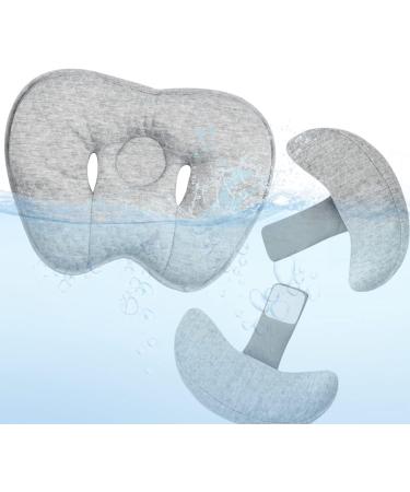KAKIBLIN 2-in-1 Baby Travel Cushion | Adjustable Banana Shape Pillow for Toddlers | Grey - Buy Online on GoSupps.com