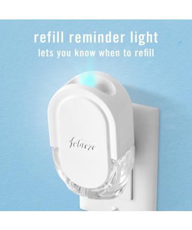 Febreze Odor-Fighting Fade Defy Plug Air Freshener Refill - Linen & Sky (3 x 0.87 fl oz) | International Shipping Available - Buy Online on GoSupps.com