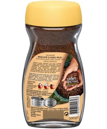 NESCAF Classic Mild (6 x 200g) - Buy Online on GoSupps.com