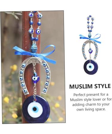 ORFOFE 1pc Blue Eyes Pendant Car Christmas Decorations Car Key Ring Turkish Evil Eye Pendant Household - Buy Online on GoSupps.com
