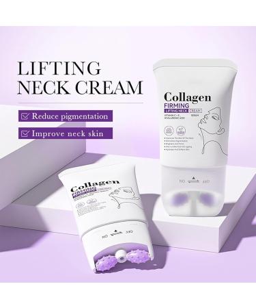 Sadoer Face & Neck Collagen Cream | Korean Firming & Lifting Neck Roller | Anti-Wrinkle Cream for Youthful Skin - Shop Now - Buy Online on GoSupps.com