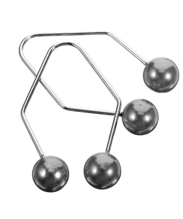 VINTORKY 1 Pair Dimple Trainer Face Dimples Exerciser Dimples Maker for Face Facial Tools Tool Facial Dimples Trainer Beauty Tools Face Exerciser Tool Former Metal Alloy 4.30X2.50X0.80CM Black
