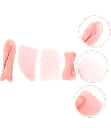 Beavorty 16 STK Stone Scraping Tools & Gua Sha Board - Pink Trigger Point Massage Boards for Meridian Therapy - Buy Online on GoSupps.com
