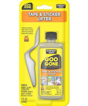 Goo Gone Sticker Lifter - Adhesive and Sticker Remover - 2 Ounce - Citrus Power Removes Stickers Tape Labels Decals Tags and Gum