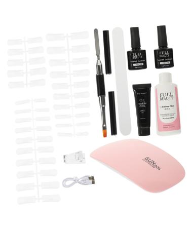 Beatifufu 1 Set Pieces Manicure Tools Set Nail Art Supplies Nail Art Tool Manicure Nail Art Lamp Professional Nail Manicure Gel Extension Nail Kit Nail Tools Practical Nail Manicure Plastic