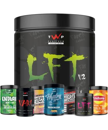 TWP Nutrition Platinum Series LFT V2 High Stim Pre Workout - 390g, 30 Servings (Green Apple) - Buy Online on GoSupps.com