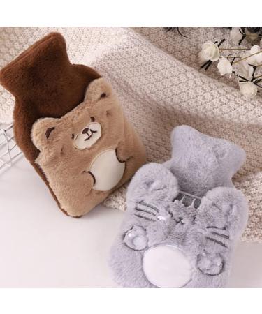 Comfortable Hot Water Bottle with Plush Washable Cover | Relieve Cramps & Pain for Neck Back Feet & Shoulders - International Shipping Available - Buy Online on GoSupps.com