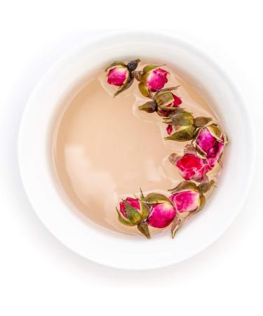 Oriarm 100g / 36.53oz Yunnan Golden Edge Rose Buds Tea - Feuille de th de fleur de rose chinoise - Naturally High Mountain Grown Golden Edge Rose Tea 100g - Buy Online on GoSupps.com