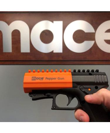 Mace Brand Self Defense Pepper Spray Gun 2.0 Accurate 20 Pepper Spray Leaves UV Dye on Skin Replaceable Cartridge (80406) Mace Self Defense Pepper Spray for Women/Men Made in the USA 1 Pack - Buy Online on GoSupps.com