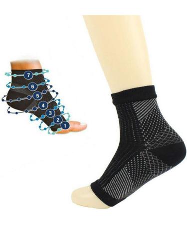 Dr. Sock Calm Anti-Fatigue Compression Foot Sleeve - Plantar Fasciitis & Achilles Support Brace (3 Pieces L/XL) - International Shipping Available - Buy Online on GoSupps.com