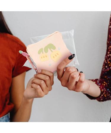COHEALI Women Sanitary Zipper Storage Bag - Large Capacity Tampon & Pad Organizer for Travel - Buy Online on GoSupps.com