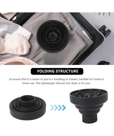 Collapsible Silicone Hair Diffuser for Curly & Natural Hair | Home & Travel Hairdryer Attachment - Buy Online on GoSupps.com