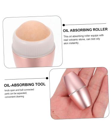 Ipetboom Volcanic Stone Facial Massager Roller - Oil-Absorbing Skin Care Tool for Mini Massages - Aluminum Alloy Rollers for Radiant Skin - Buy Online on GoSupps.com