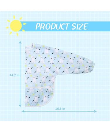 Little Dimsum Long-Sleeved Waterproof Weaning Bibs Set for Toddlers 6-36 Months (PenguinBear) - Buy Online on GoSupps.com