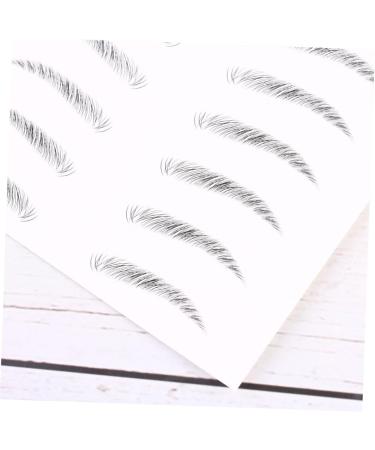 MAGICLULU 4 Sheets Pairs Eyebrow Sticker Adhesive Eyebrow Template Eyebrow Stencil Stickers Patch Hair 3d - Buy Online on GoSupps.com
