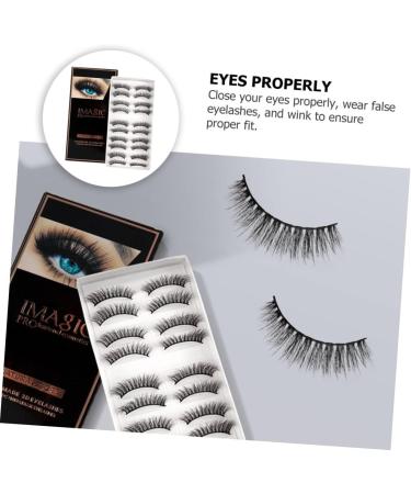Beavorty 10 Pairs Fake eyelashes cosmetic drama lashes natural fluffy lashes carnival makeup supplies rapid blooming lashes eyelashes Thick Eyelash dense chemical fiber 3d extend - Buy Online on GoSupps.com