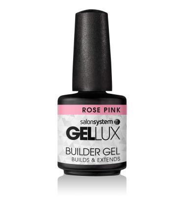 Salon System Gellux Builder Gel Rose/Pink 15ml Rose Pink 15 ml (Pack of 1)