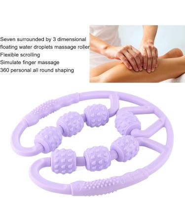 U-Shape Trigger Point Massage Roller - 7-Wheel Muscle Relief for Calves Legs & Arms | International Shipping Available - Buy Online on GoSupps.com
