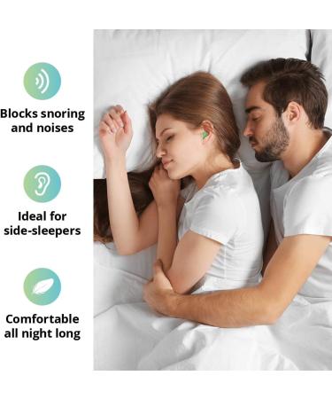 Alpine Silicone Earplugs for Sleeping & Swimming Antibacterial Silver & Aloe Vera 6 Pairs + Box | Noise Reduction & Ear Protection - Buy Online on GoSupps.com