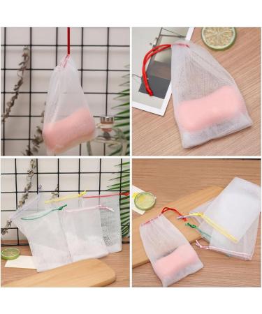 Amosfun 50pcs Soap Foaming Bags Soap Pouches Portable Soap Bags Soap Bar Pouches - Buy Online on GoSupps.com