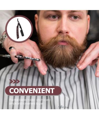 Lurrose Stainless Steel Facial Razor - Precision Barber Shaving Tool for Smooth Trimming & Grooming (Blades Not Included) - Buy Online on GoSupps.com