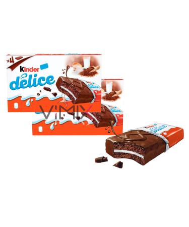 Kinder Kinder Delice Pack of 4 cake bars 39g 156g x 2