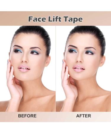 Invisible Face Lift Tape 120PC - Waterproof Instant Lifting Stickers for Wrinkles and Saggy Skin - Neck and Double Chin Reduction - Pack of 1 - Buy Online on GoSupps.com