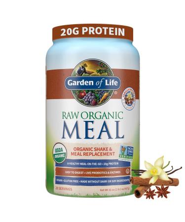 Garden of Life RAW Organic Meal Shake & Meal Replacement Vanilla Spiced Chai 32 oz (907 g) - Buy Online on GoSupps.com