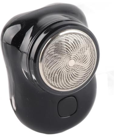 Mini Portable Electric Beard Trimmer Automatic Trimming Facial Use Hair Removal with Stainless Steel Mesh Suitable for Travel (Black) - Buy Online on GoSupps.com