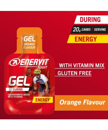 Enervit Sport Energy Gel Mixed Pack - 10 x 25 ml | Boost Your Energy for Sports & Travel - Fast International Shipping - Buy Online on GoSupps.com