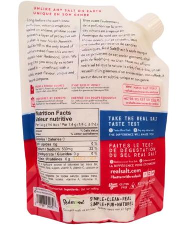 Kosher Salt Refill Pouch 2 Pack - 454 Grams Each - Authentic Utah Sea Salt Kosher Certified Natural Minerals and Sustainable Sourcing. - Buy Online on GoSupps.com