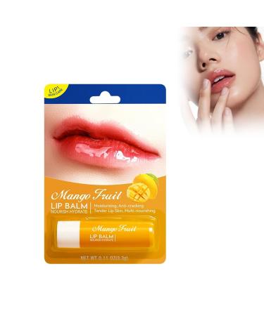Moisturizing lip balm longlasting moisture supply lip balm soothing and moisturizing for smooth lips nourishing and nongreasy lip care Mango