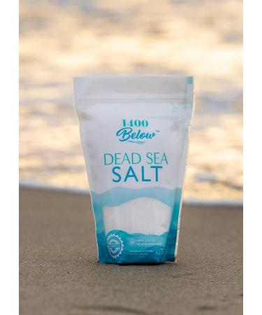 Dead Sea Salt Fine Grain Bath Soak and Body Scrub - 100% Pure, Mineral-Rich Relief for Sore Muscles and Skin Conditions - Buy Online on GoSupps.com