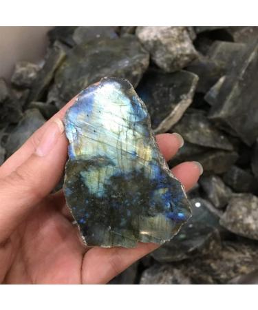 Specimen 2pcs Natural Rough Quartz Specimen Labradorite Crystal Samples 120-130g - Buy Online on GoSupps.com