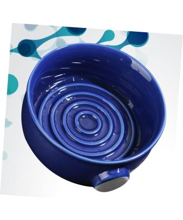 FRCOLOR Antique Shaving Bowl Set - 3 Ceramic Containers for Shaving Soap & Brushes | Vintage Design | 11.5x11.5cm | Optimal for Shaving Enthusiasts | International Shipping - Buy Online on GoSupps.com