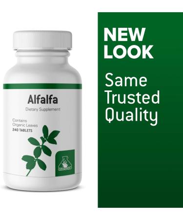 Graminex Alfalfa Tablets - Non-GMO Green Superfood Supplement with Vitamins, Minerals & Amino Acids | 240 Tablets - Buy Online on GoSupps.com