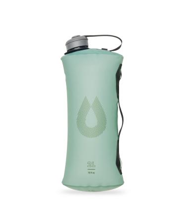 Hydrapak Seeker (2L 3L 4L or 6L Water Storage Bag) - Durable Ultra-Light Water Reservoir for Backcountry Hiking Camping and Emergency Preparedness - Filter Compatible BPA & PVC Free Sutro Green 2 L W/ Handle