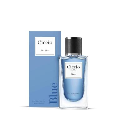 Ciccio_Blue Eau De Perfume For Men With Citrus Lemon Bergamot & Mandarin Premium Long Lasting Woody Aquatic Liquid Fragrance Scent Perfect Perfume For Summer 100ml - Buy Online on GoSupps.com