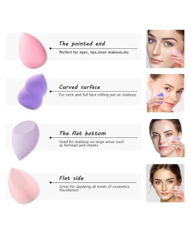 Makeup Sponge Set for Flawless Face - Includes Blender, Holder for Easy Storage - Ideal for Foundation & Powder - Buy Online on GoSupps.com