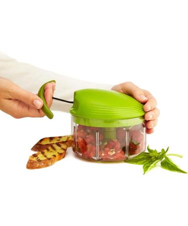 Kuhn Rikon Pull Chop Vegetable Chopper with Stainless Steel Blades Food Chopper with Non-Slip Base Easy to Use Fruit Cutter and Onion Chopper Essential Kitchen Accessories 500ml - 3 Year Guarantee Small - 500ml - Buy Online on GoSupps.com