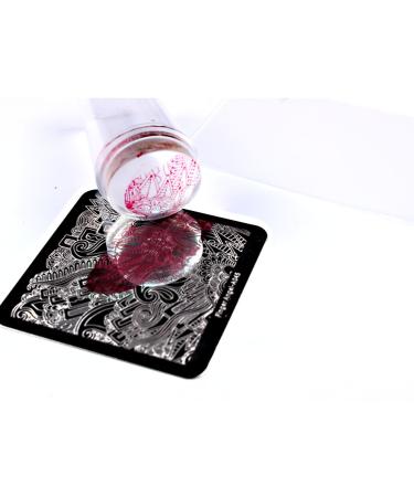 Shop Finger Fishing Nail Art Set: 10 Templates Silicone Stamp & Scraper - Perfect for Manicure & Nail Art Tools Worldwide - Buy Online on GoSupps.com