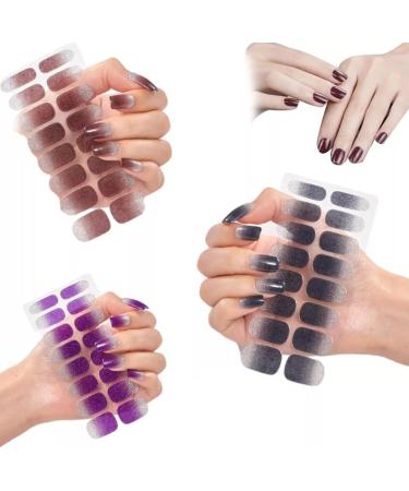 9 Pcs Vorist Gel Nail Strips Semi Cured Gel Strips Quinnas Gel Nail Stickers Manicure Gel Stickers Require No Baking lamp No Sealing Required (C) - Buy Online on GoSupps.com