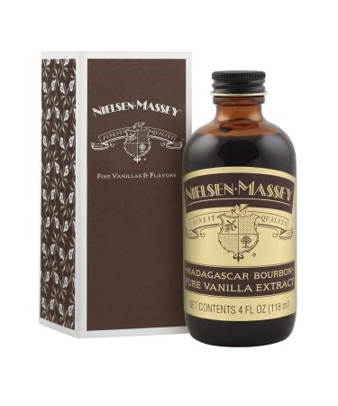 Nielsen-Massey Madagascar Bourbon Pure Vanilla Extract, 4 ounces 4 Fl Oz (Pack of 1)