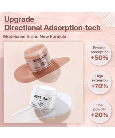 Modelones Dip Powder Nail Set - 8 Nude Colors for DIY Manicure & French Nail Art, No Nail Lamp Needed - Buy Online on GoSupps.com