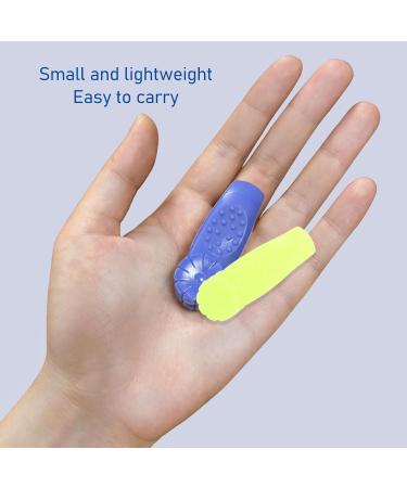Migraine Relief Clip - Floral Shape Pressure Point Massage for Headaches Anxiety & Stress Relief (Blue) - International Shipping - Buy Online on GoSupps.com
