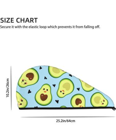 Avocado & Hearts Microfiber Hair Towel | Soft Super Absorbent Quick Dry Wrap for Long Curly & Thick Hair - Coral Velvet - Buy Online on GoSupps.com