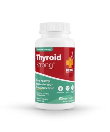 Redd Remedies, Thyroid Strong, Supports Healthy Thyroid Function and Balance, 60 Vegan Capsules Standard Packaging