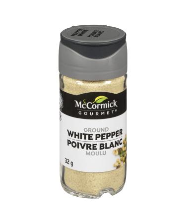 McCormick Gourmet (MCCO3) New Bottle Premium Quality Natural Herbs & Spices Ground White Pepper 32g