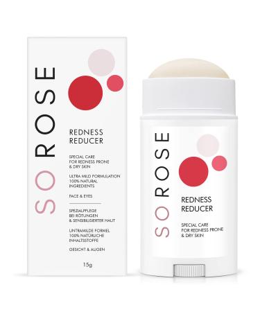SOROSE Redness Reducer Stick - SOS Skin Care Stick to Reduce Redness and Skin Irritations Due to Dryness - 100% Natural Formula - Yellow - SRRR21